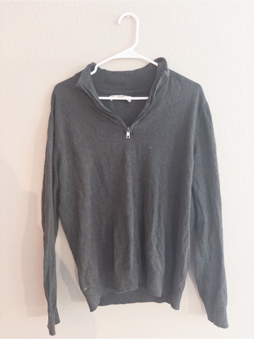 Hawker Rye Men's Half-Zip Sweater Pullover - Charcoal